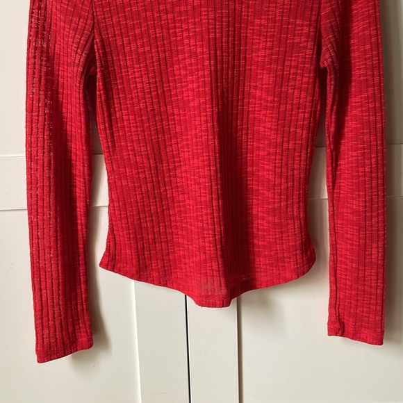 Free People Intimately Aura Layering Top Red Flame Small - Picture 4 of 8